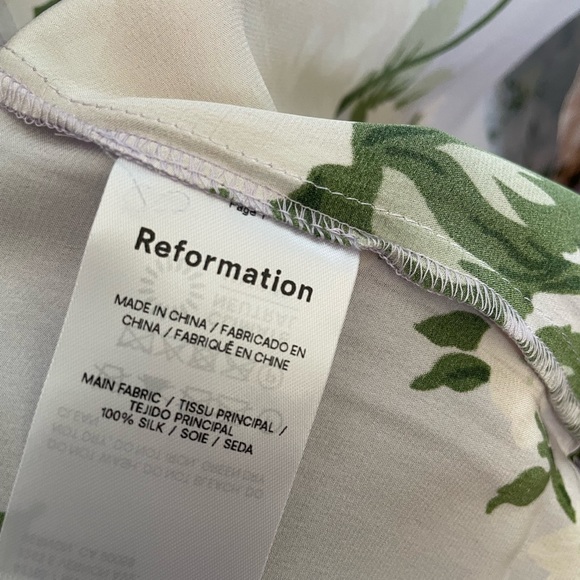 Brand new reformation Frankie Silk Dress - Picture 11 of 16